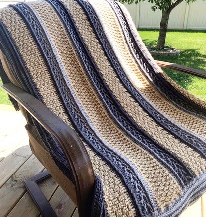 Crochet Afghan Pattern | Cozy Throw Blanket