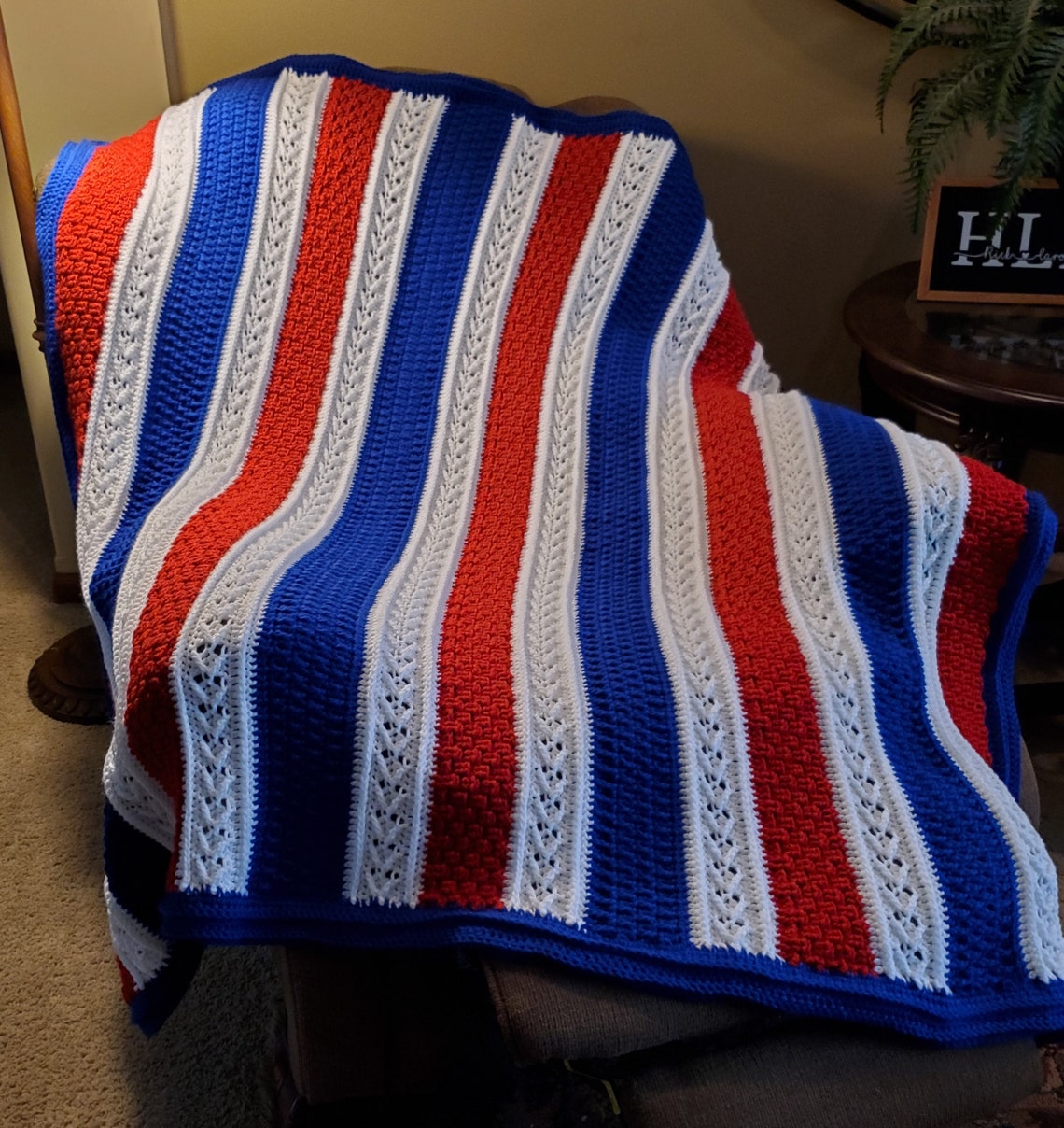 Crochet Afghan Pattern | Cozy Throw Blanket