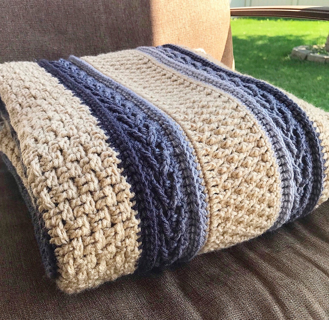 Crochet Afghan Pattern | Cozy Throw Blanket