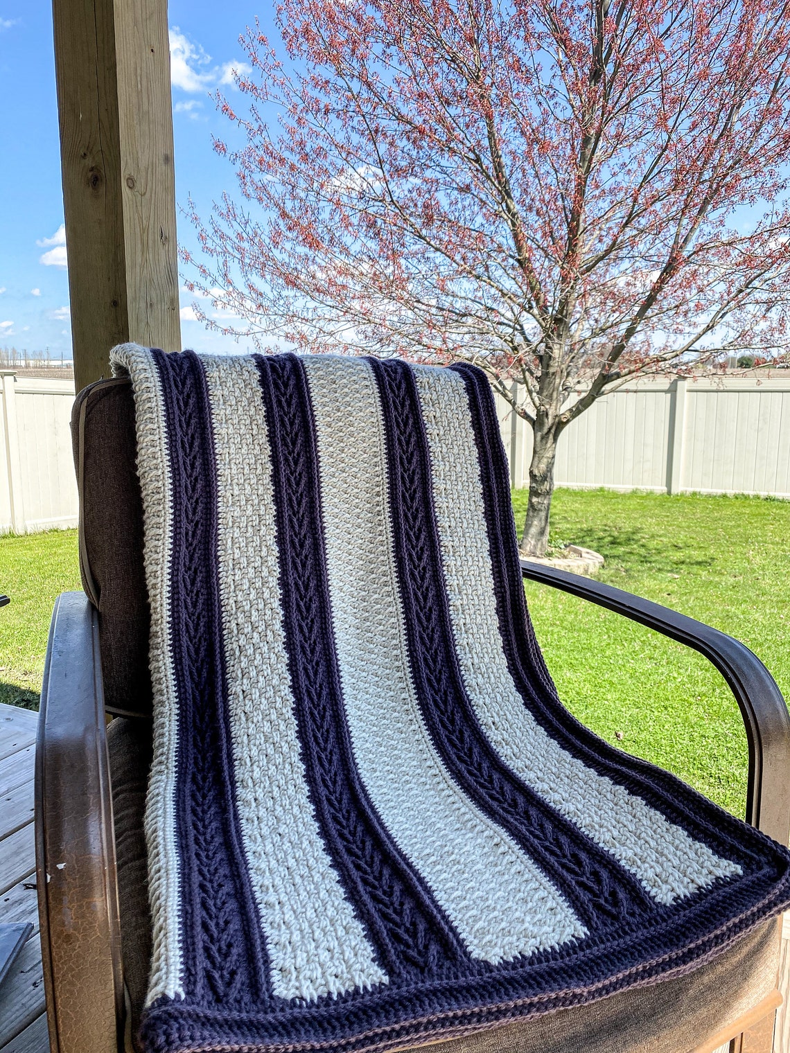 Crochet Afghan Pattern | Cozy Throw Blanket